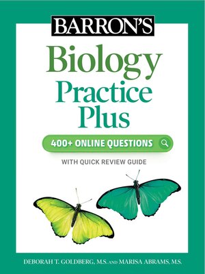 cover image of Barron's Biology Practice Plus